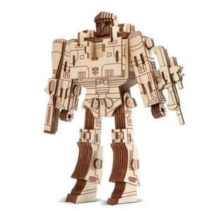 Robot bois V 3D à assembler