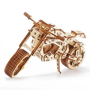 Moto 3D en bois à assembler