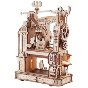 Presse d'imprimerie mécanique 3D en bois ROKR