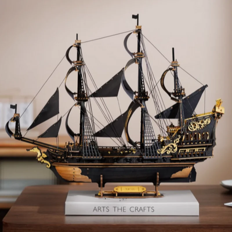 Bateau Seahorse Barque 3D en bois ROKR