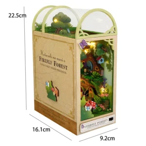 Book nook forêt féerique LED