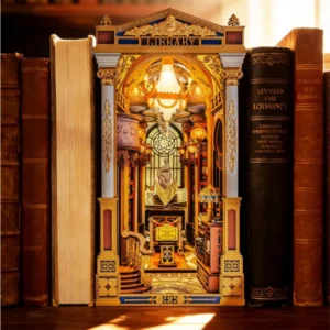 Book nook Bibliothèque des merveilles Rolife