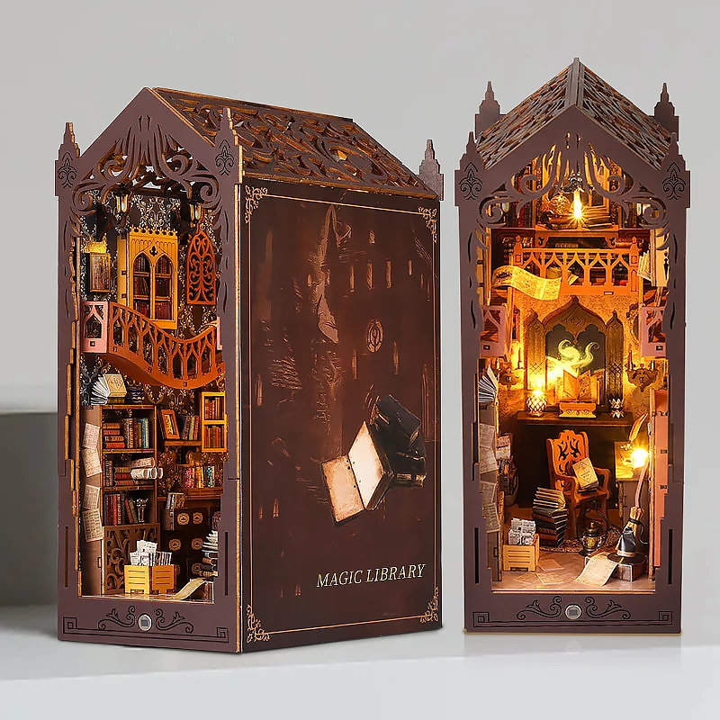 Book nook maison magique LED