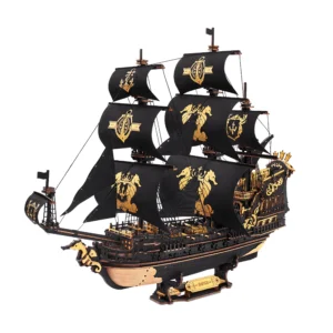 Bateau Seahorse Barque 3D en bois ROKR