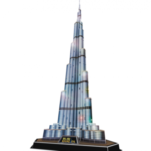 Burj Khalifa LED puzzle 3D CubicFun