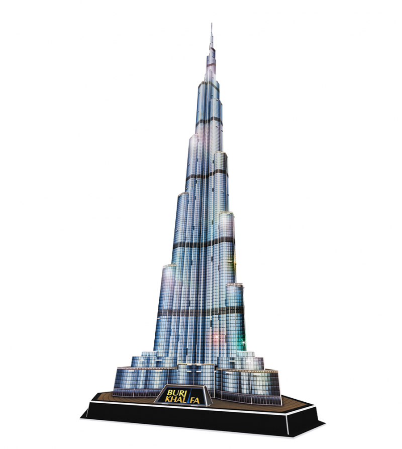 Burj Khalifa LED puzzle 3D CubicFun