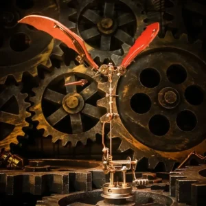 Ornithoptère mécanique Da Vinci 3D en métal