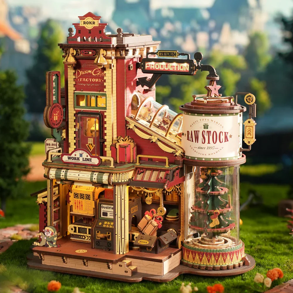 Fabrique de cadeaux de Noël ROKR EAB01 assemblée — vue de face