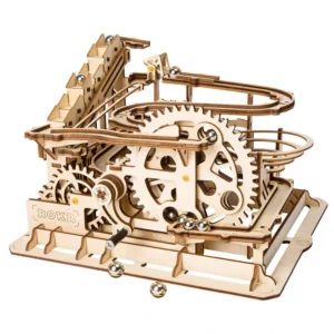 Circuit à billes roue à eau 3D en bois ROKR